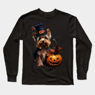 Yorkshire terrier Halloween Long Sleeve T-Shirt